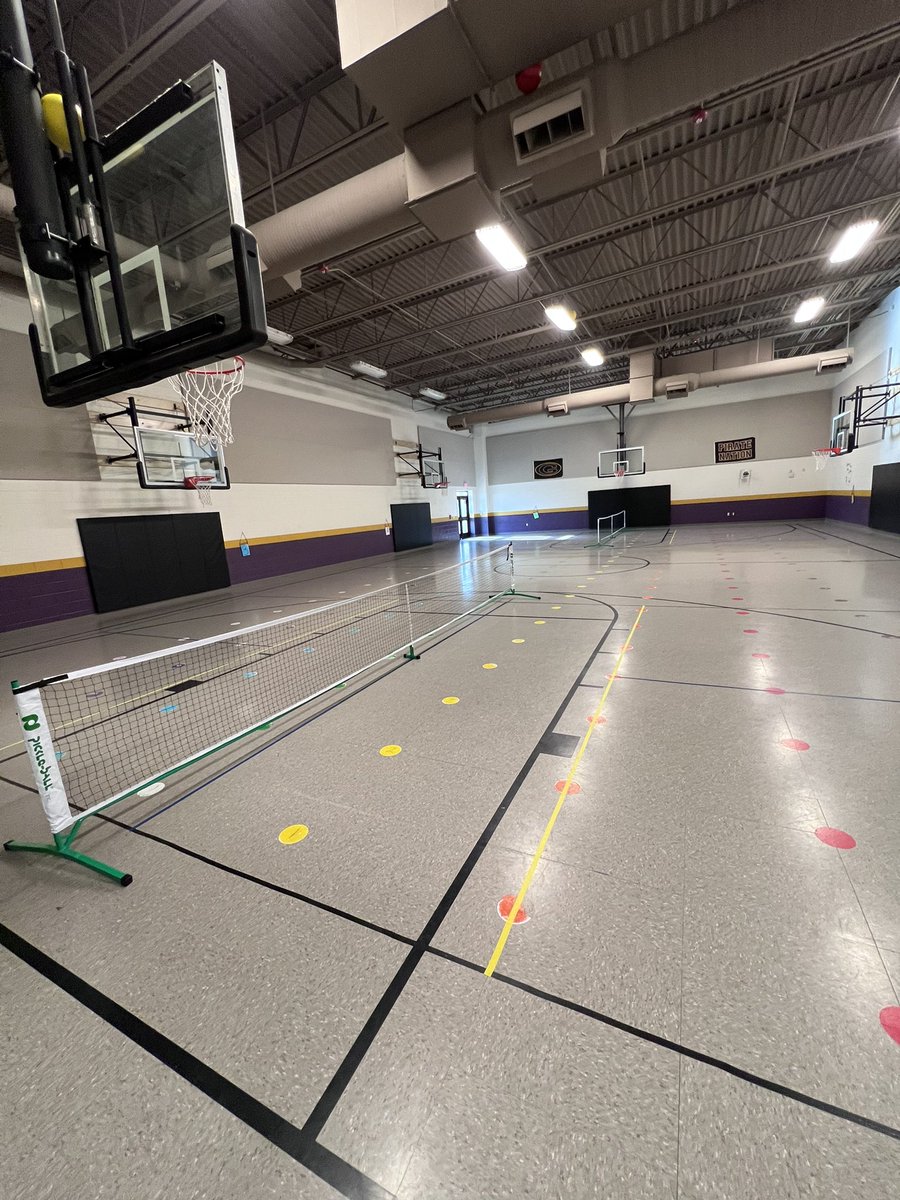 We pickleball ready here at AES🏓 

Let the games begin!