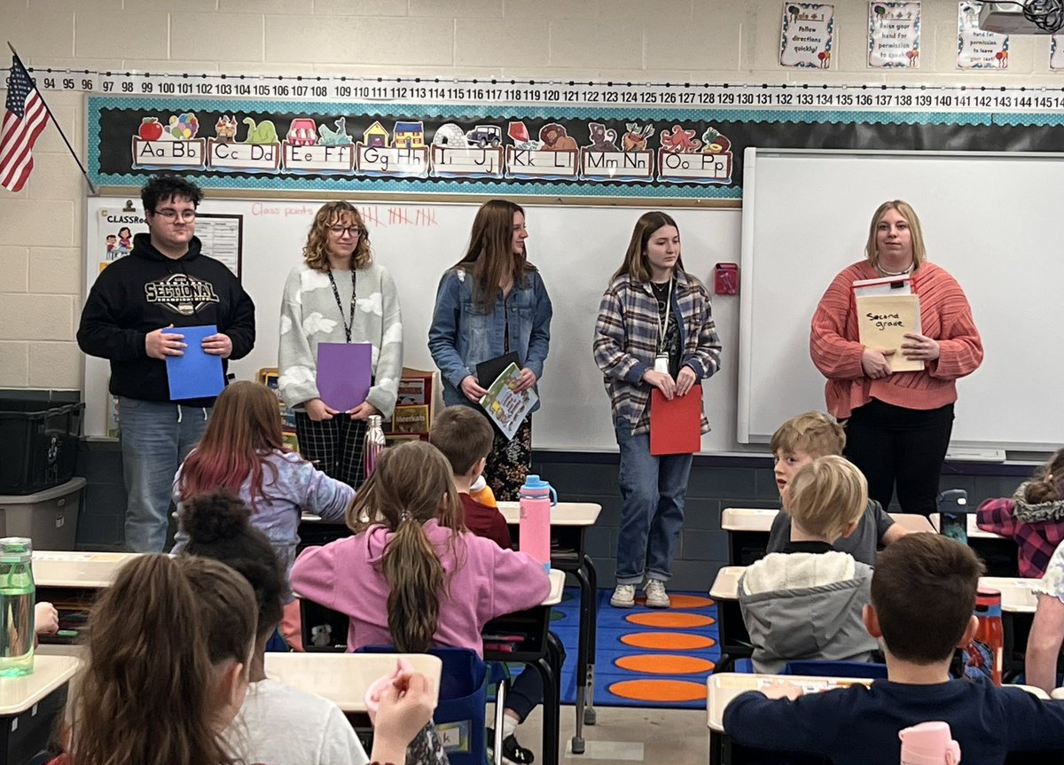 Teacher Academy is touring the Four Cities--visiting every 2nd grade classroom in Norton, Wadsworth, Copley, and Barberton with a lesson about careers! Academy Interns had a great time with the second graders today--coming soon to an elementary school near you!