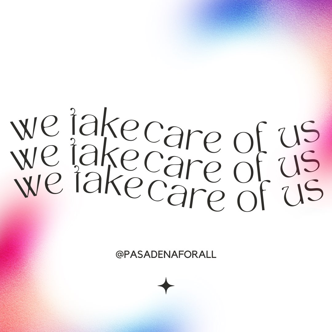 PasadenaForAll's tweet photo. Pasadenans believe in taking care of everybody. 🌹💚🌹💚 https://t.co/U7GDRqh5Lo