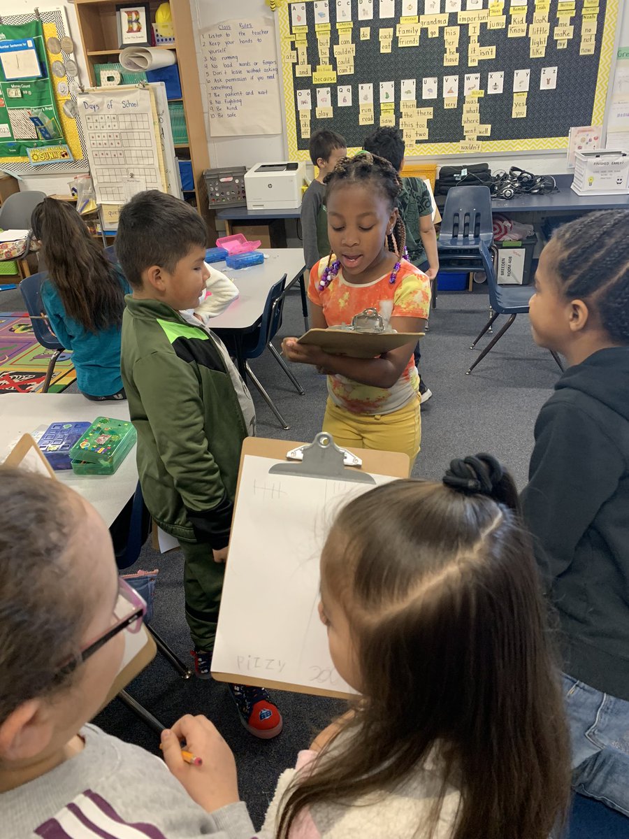 mcubb's tweet photo. Had some survey and graphing fun today. 😊#mathrocks #surveysays @DumfriesES https://t.co/FkgXefeQtg