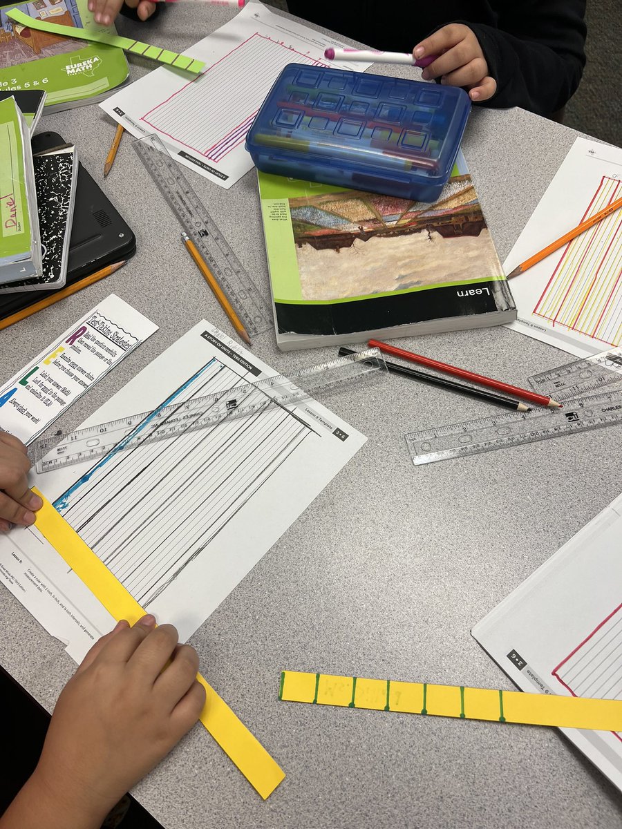 JasmineCDillard's tweet image. We created rulers today @Jenkins_Jaguars with guidance from  @eureka_math!   💕 #IPromise
