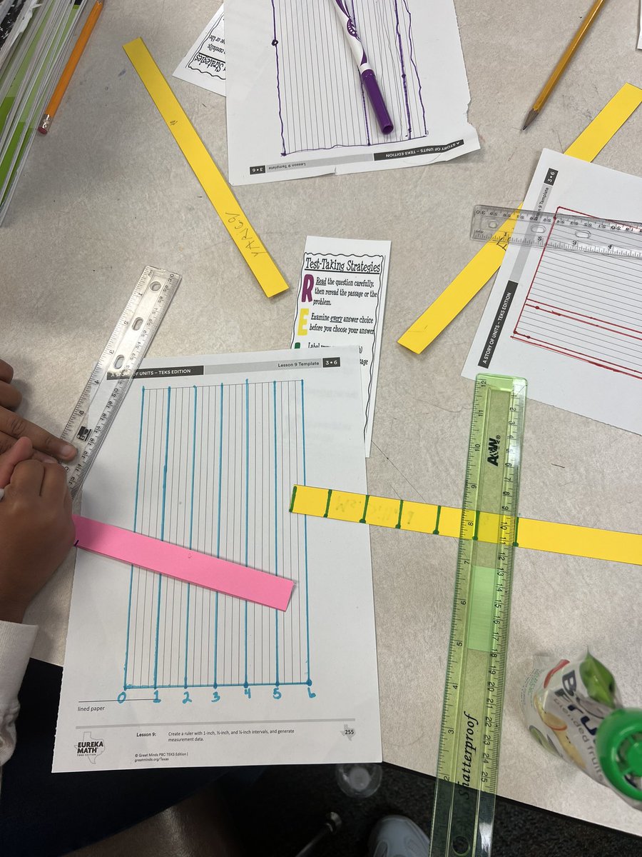 JasmineCDillard's tweet image. We created rulers today @Jenkins_Jaguars with guidance from  @eureka_math!   💕 #IPromise