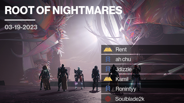 Hey <a href="/Jdizzlefreeone/">Jdizzle31</a> 
Appreciate the help and fun times doing #RootofNightmares for the first time!