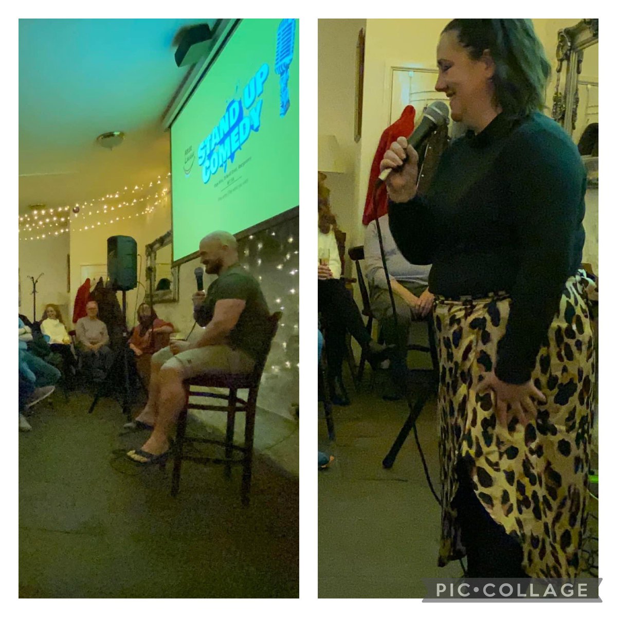 Brilliant night MC’ing at <a href="/AberLaugh/">AberLaugh</a> standup comedy night. What a great audience and a superb bill of acts <a href="/OnlyJoshing/">Josh Elton</a> @NewyearBridgee <a href="/Alex_Perkes/">Homer Soprano</a> and Chuck Morris. @aberlaugh is back on the 17th April at the <a href="/KingsArmsAber/">Kings Arms Hotel</a> #abergavenny #monmouthshire #standupcomedy #comedy