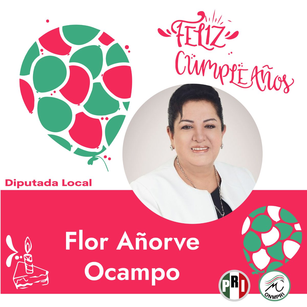 Nuestras felicitaciones para la Diputada Local <a href="/FlorAnorve/">Flor Añorve Ocampo</a>, que hoy cumple años.

¡Que sea un año extraordinario! 🎂