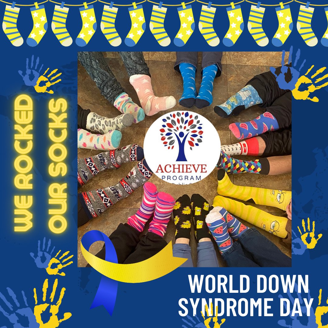 natickps's tweet photo. Today we celebrate the unique abilities and talents of individuals with Down Syndrome as we rock our socks to show our support! Let's continue to work towards creating a more inclusive society 💙💛

#WorldDownSyndromeDay #RockYourSocks #InclusionMatters #WeAreNatick https://t.co/cjAwsjWwiQ