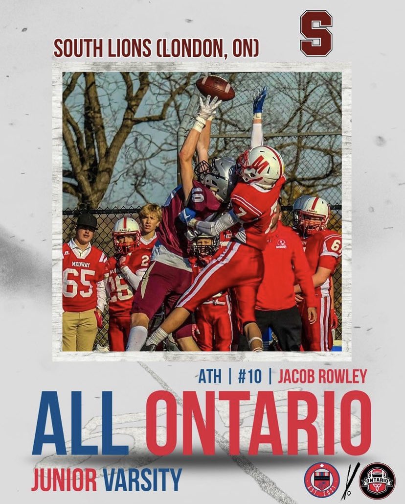 Jacob Rowley (@jacobrowley_) on Twitter photo I am blessed and honoured to say I have received All-Ontario Junior Varsity ATH team. <a href="/onhsfball/">ONHSFBALL</a> <a href="/FootballOntario/">Football Ontario</a> <a href="/SouthFBall/">South Football</a> I am blessed and honoured to say I have received All-Ontario Junior Varsity ATH team. <a href="/onhsfball/">ONHSFBALL</a> <a href="/FootballOntario/">Football Ontario</a> <a href="/SouthFBall/">South Football</a>