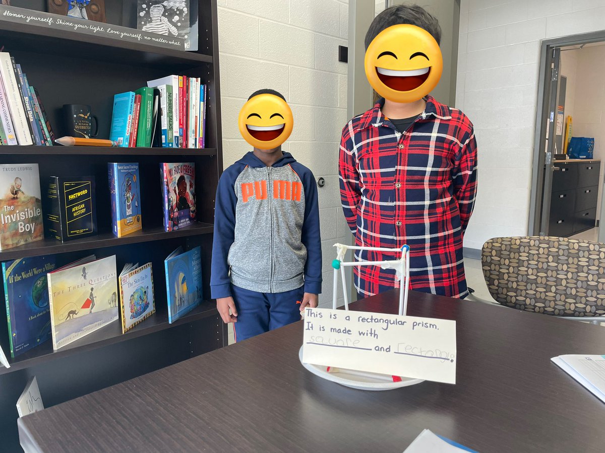 MsDudani's tweet image. What’s the best part of my day? When kids come to share the #mathwork they are doing in their classrooms!! @TribuneDrive #grade3 #geometry @PeelSchools #Mathematics