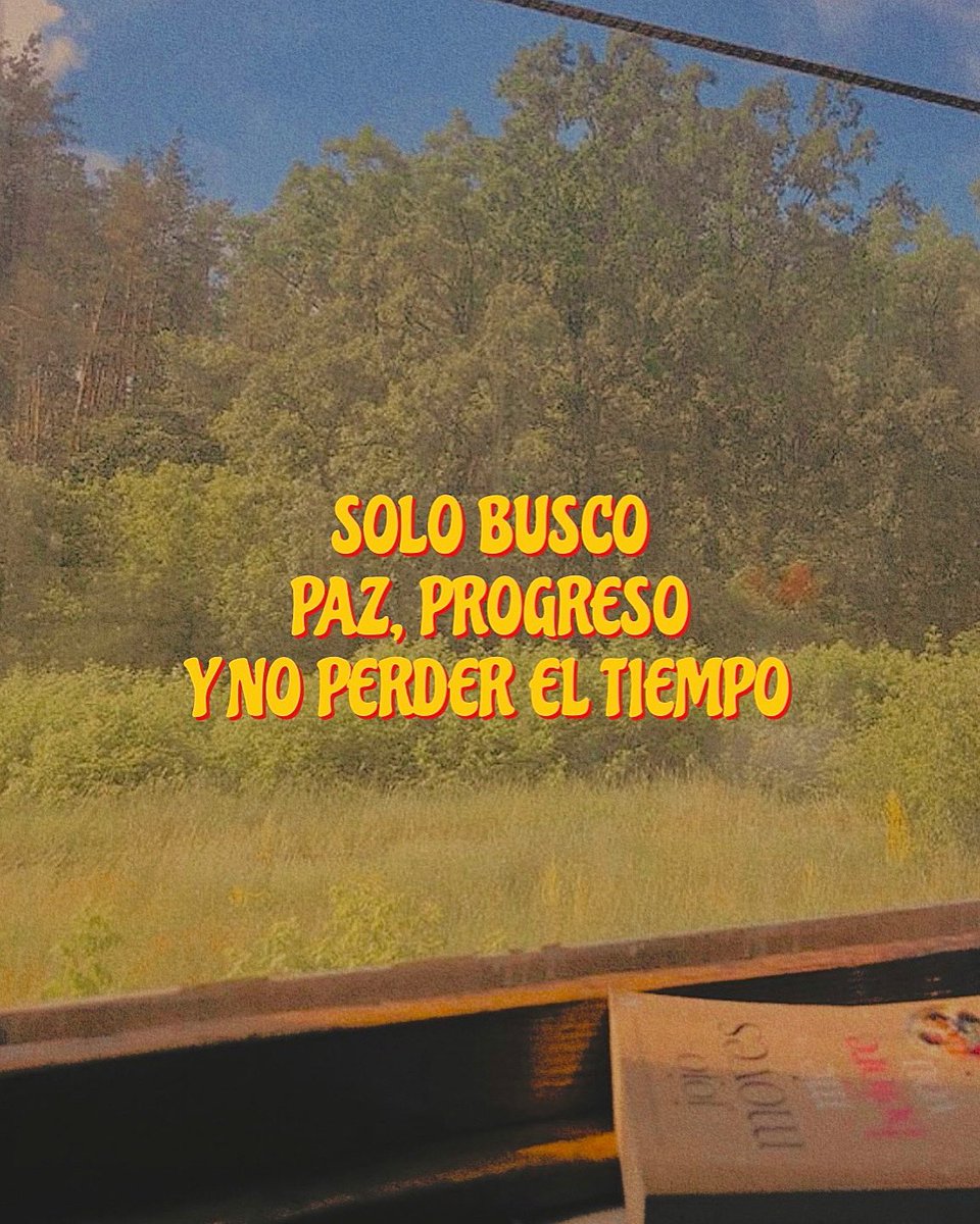 llegas a una edad en la que solo buscas tres cosas: