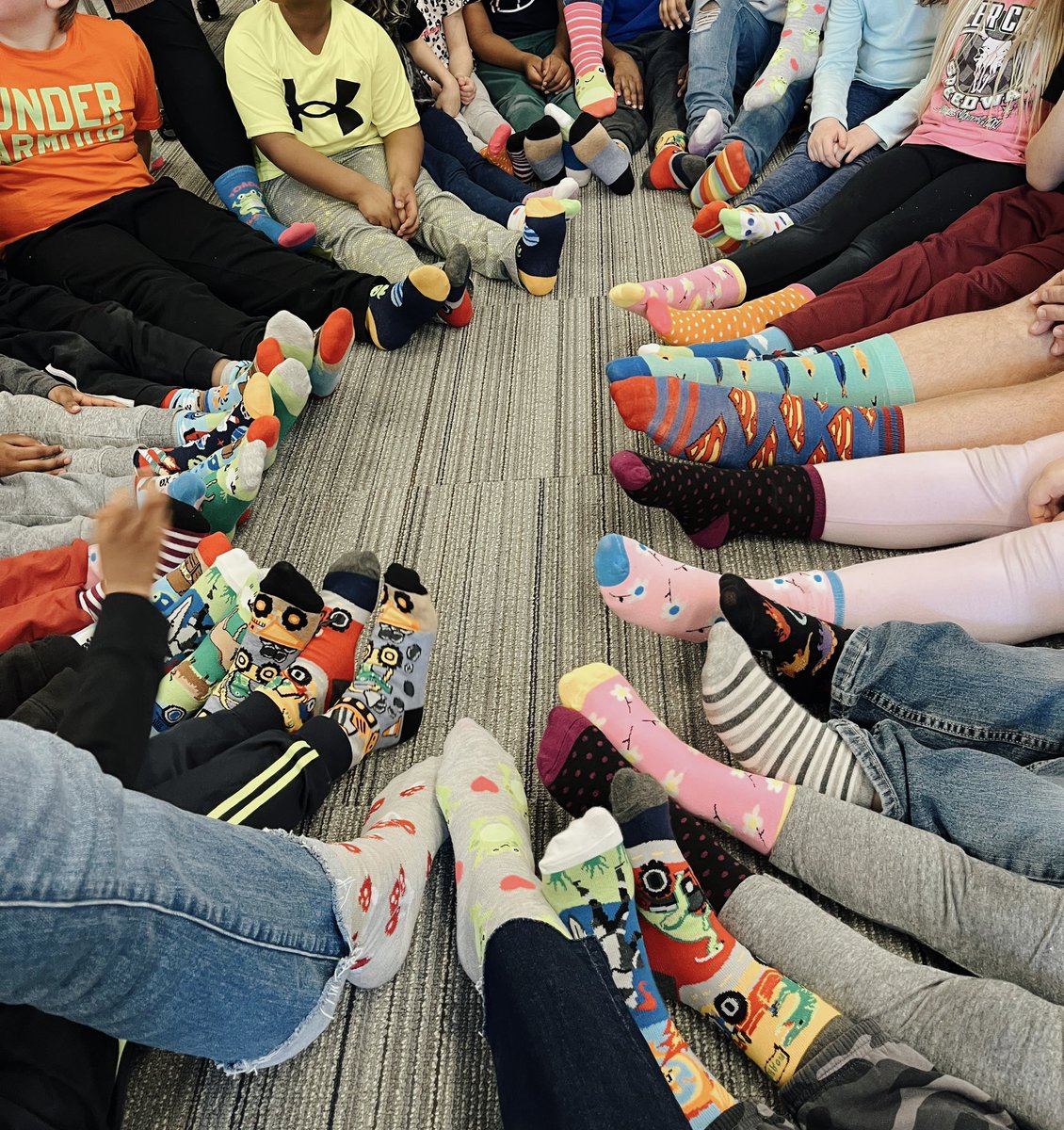mskatieschuster's tweet photo. Rocked our socks off today! #WorldDownDyndromeDay 🧦💙 #owatonnaproud #mckinleystrong https://t.co/pnXdpZjXxT