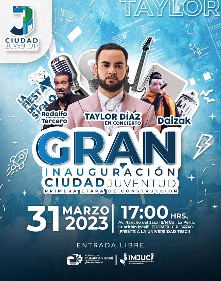 😱🚀Aun ni nosotros lo podemos creer.

Llegó el momento de inaugurar #CiudadJuventud Cuautitlán Izcalli. 

No te pierdas la oportunidad de hacer historia y conocer el primer espacio diseñado para que las juventudes puedan desarrollar todos y cada uno de sus talentos. #SomosIMJUCI
