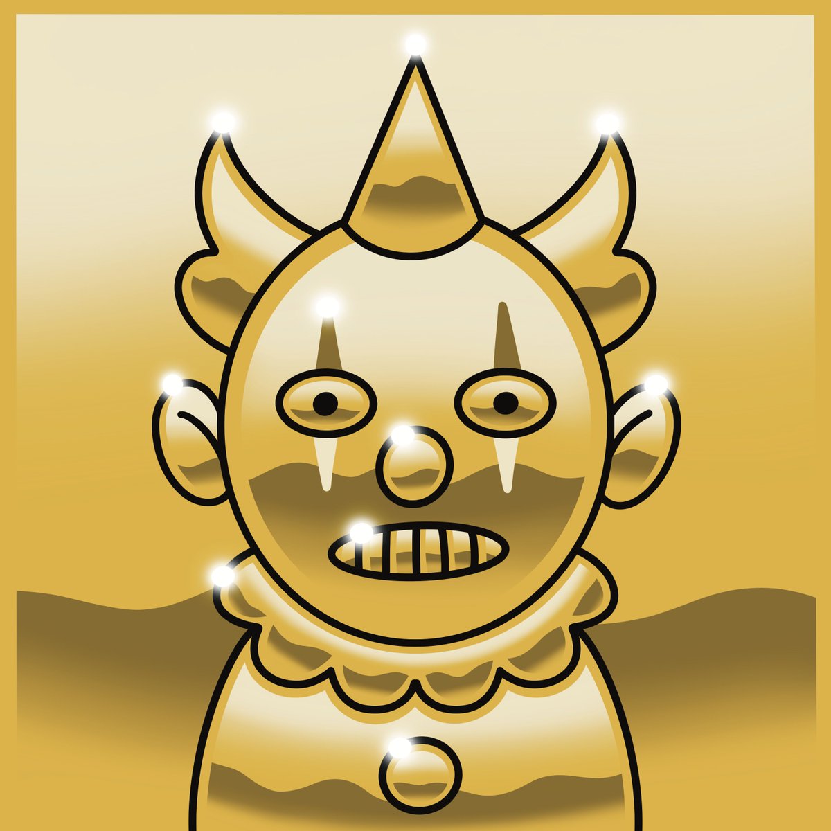 willynilliesnft's tweet photo. I may be a clown, but I've never been too wise with my pennies. I always thought I'd mint something gold, but it was only floors for me. Maybe you're different though. Maybe you'll mint the golden Willy Nilly. Only one way to find out: https://t.co/881ctHepbY https://t.co/eB1gqOPj4O
