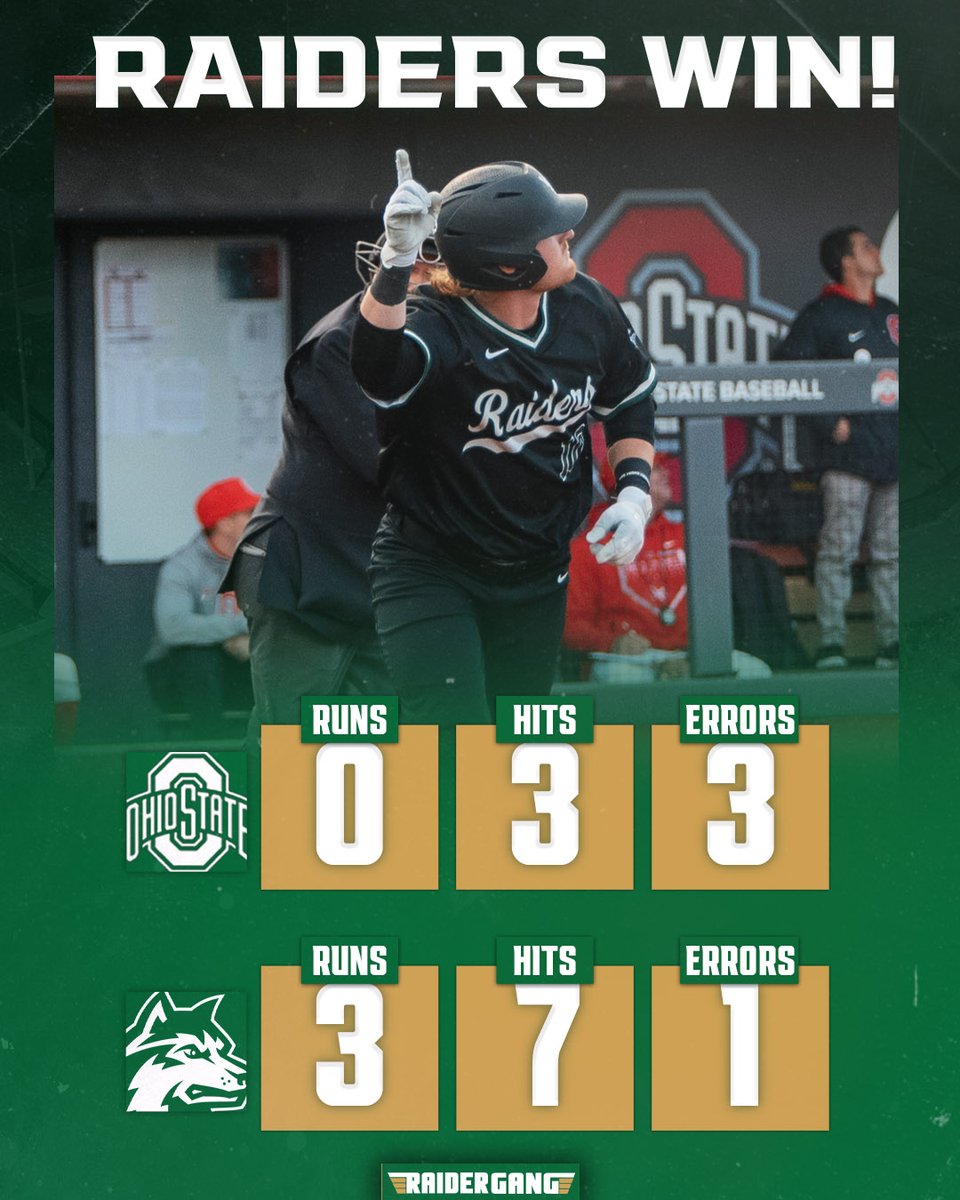 WSURaidergang's tweet photo. BEST TEAM IN OHIO!😤 

The #Raidergang puts on a show in Columbus, taking down the Buckeyes in shutout fashion. https://t.co/HqLVoR74OJ