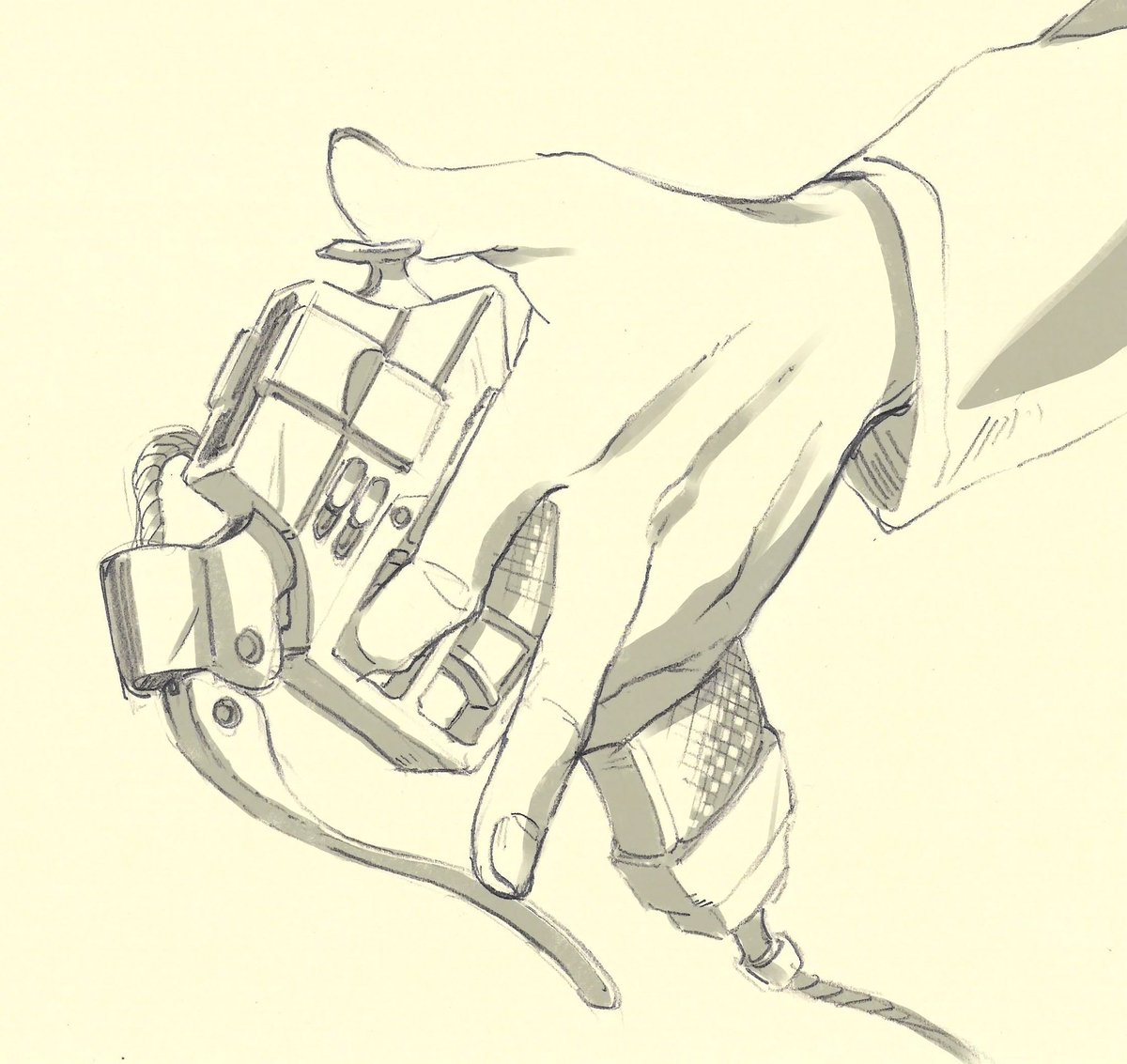 AoTWiki's tweet photo. ODM Gear handle sketches by Animator Takuma Ebisu https://t.co/H3NcI0Sbao