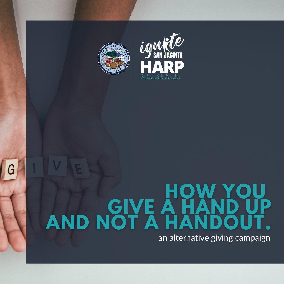 CitySanJacinto's tweet image. Help by giving a hand-up and not a handout. This campaign shares ways to help, donate and encourage individuals experiencing homelessness to accept services. 

#HealpingOthers #handUPnotHANDout #ignitesanjacinto #