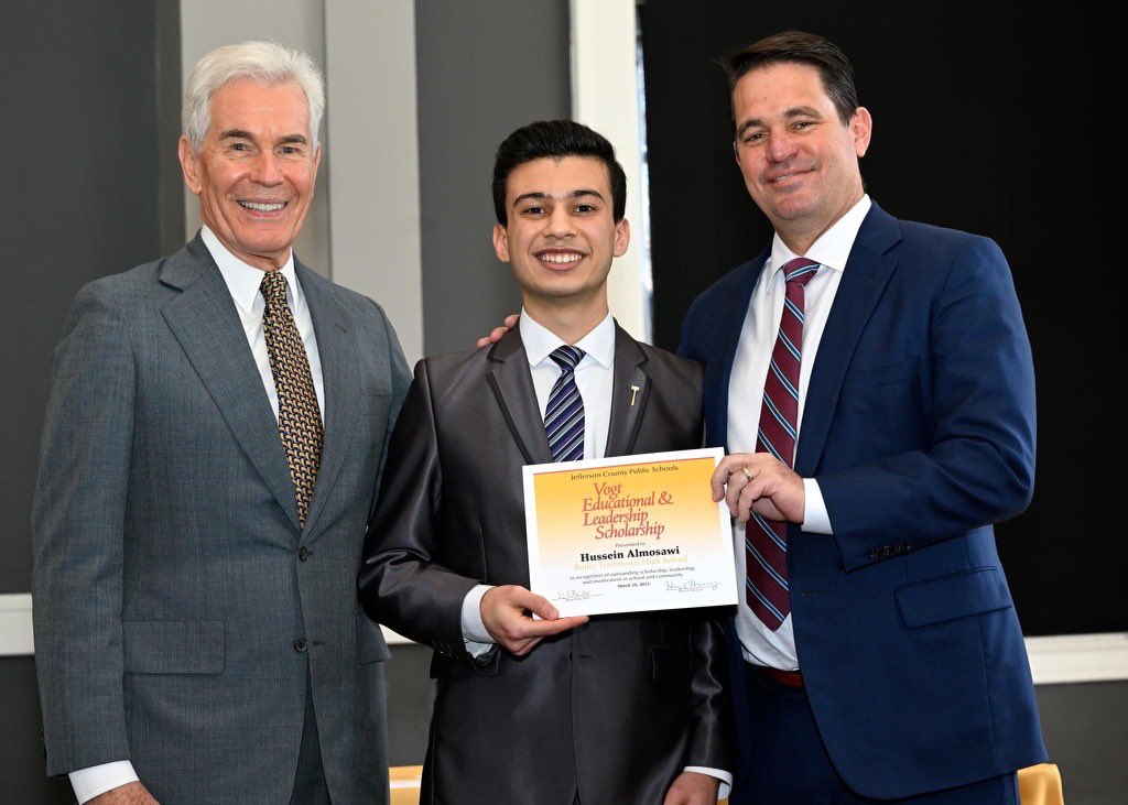Congrats to Hussein Almosawi on the Vogt Educational &amp; Leadership Scholarship! #alwaysabear