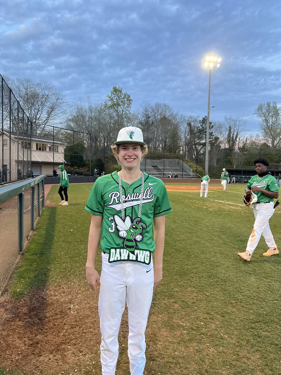 RoswellBaseball (@baseballroswell) on Twitter photo Nice Region Team W!!
<a href="/PetteysWill/">will petteys</a> gave us a great start and got the W. <a href="/Ryan_Travis_/">Ryan Travis</a> was the Dawwwg of the game coming on and striking out the last two hitters!
Offense was led by <a href="/EmmettLovings/">Emmett Lovings</a> who had 2 hits, 2RbI. <a href="/CatherColby/">Colby Cather</a> <a href="/KosakoskiRobbie/">Robbie Kosakoski</a> <a href="/billycw123/">Billy Westerfield</a> had hits!Go Hornets! Nice Region Team W!!
<a href="/PetteysWill/">will petteys</a> gave us a great start and got the W. <a href="/Ryan_Travis_/">Ryan Travis</a> was the Dawwwg of the game coming on and striking out the last two hitters!
Offense was led by <a href="/EmmettLovings/">Emmett Lovings</a> who had 2 hits, 2RbI. <a href="/CatherColby/">Colby Cather</a> <a href="/KosakoskiRobbie/">Robbie Kosakoski</a> <a href="/billycw123/">Billy Westerfield</a> had hits!Go Hornets!