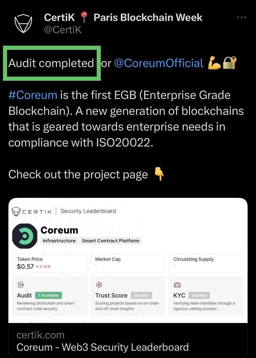 Core_Council's tweet photo. ⛔️ Be careful of chasing the next pump
✅ Learn to have #CoreVision!
The best technology will take over the future of enterprise blockchain adoption.
$COREUM is at the forefront. https://t.co/3P7iqGHhoR