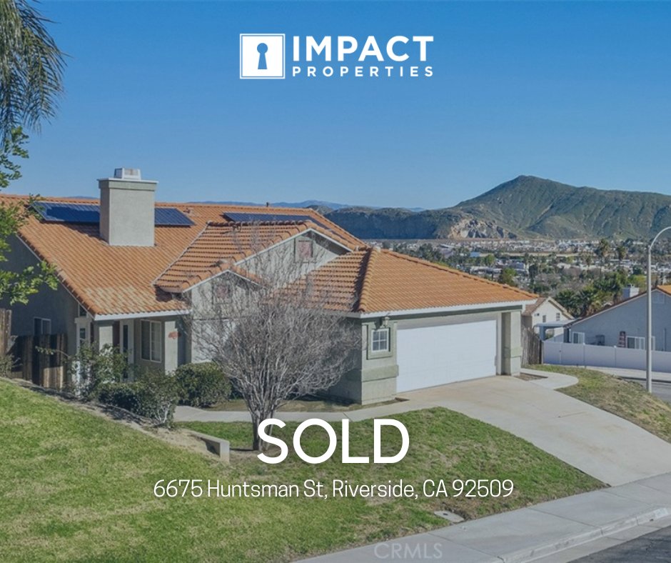Another beautiful home sold for the IMPACT team. This great home had all the eyes on it right when it hit the market. Let’s see what’s inside
.
.
3 bedrooms 🛏️
2 bathrooms 🛁
1688 sqft 🏡
.
.
#IMPACTProperties #realtor #realestate #socalrealestate #explore #homebuyer