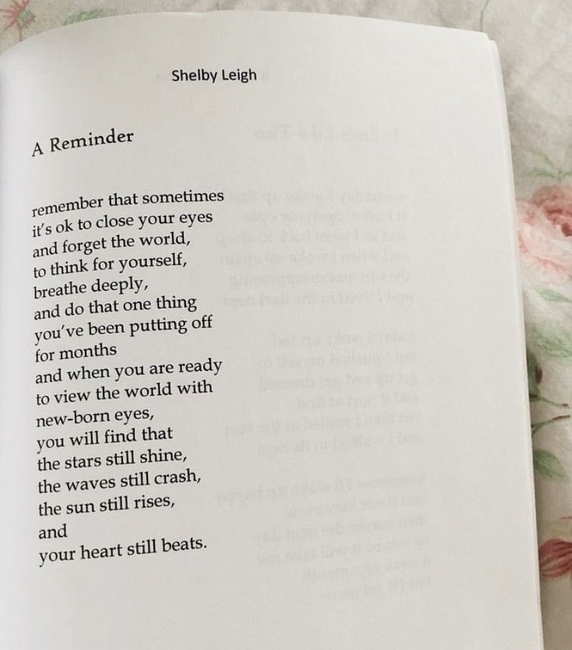 bookpoets's tweet photo. a reminder that it’s okay to slow down https://t.co/nYxtu4StUr