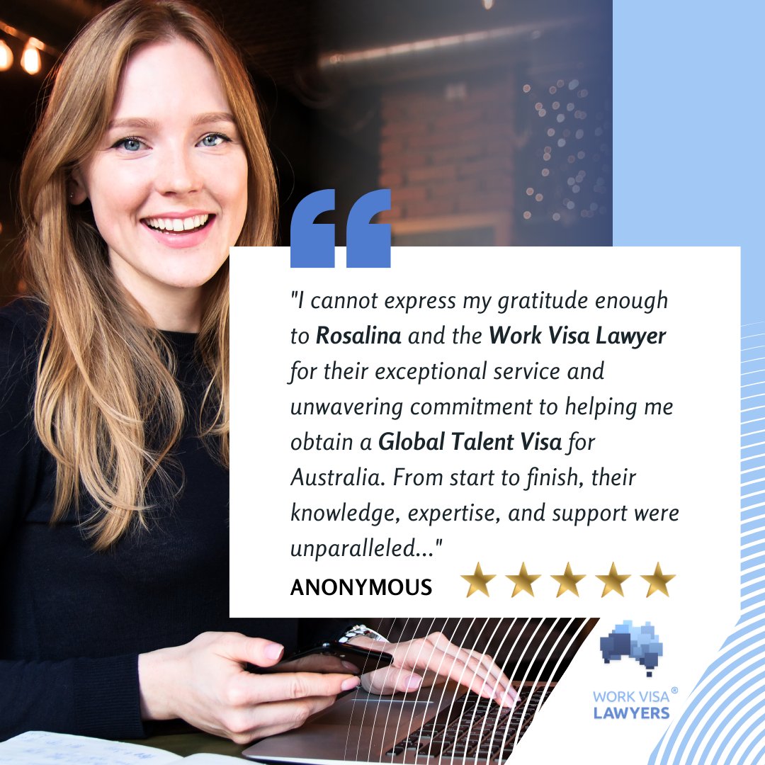 Work_Visa's tweet image. We're extremely happy to create a positive experience and collaborate to help dreams come true.
Please find more positive feedback by clicking on the link ow.ly/KsMy50NozPT

#Visaapproved #visagranted #PRAustralia #Bestwaytoapplyyourvisa #ApplyingAustraliaVisa #GetyourPR