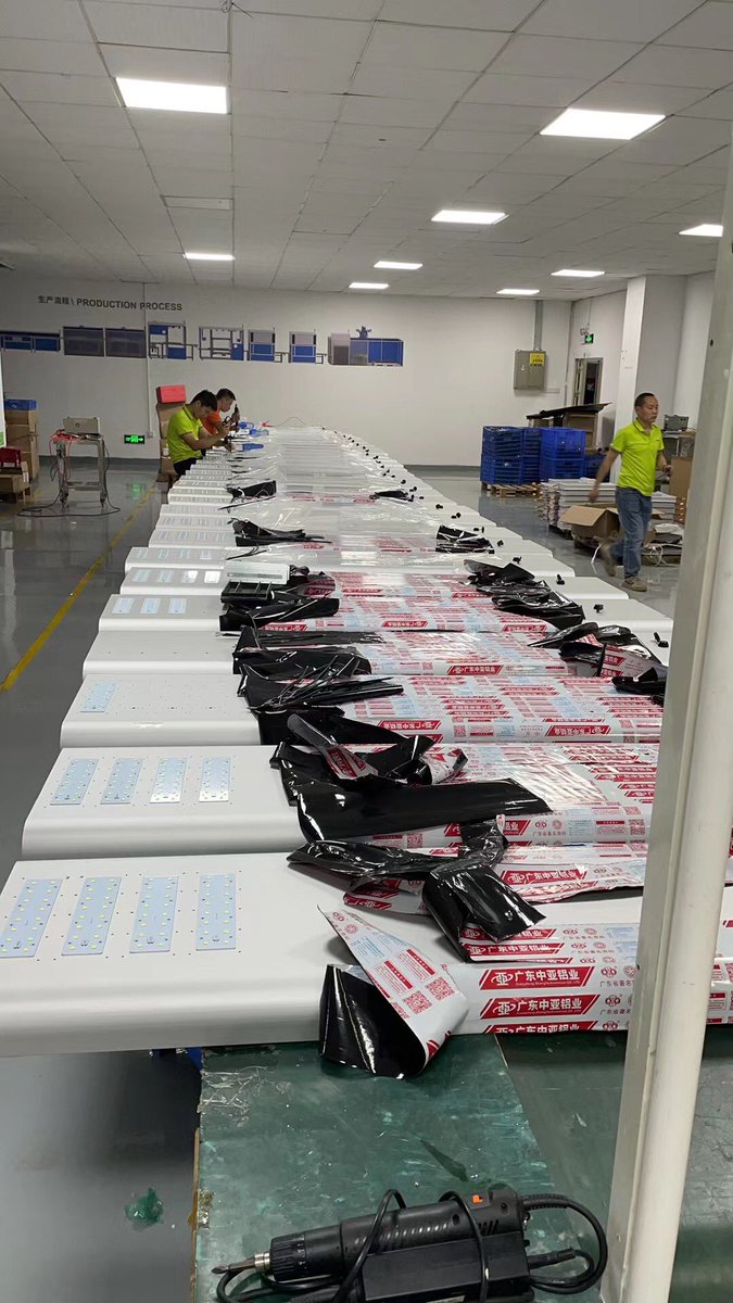 Expediting the solar street light orders! #solar #solarlight #solarlights