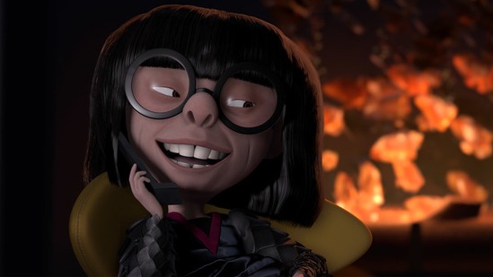 Pixar's tweet photo. Which Edna mood are you feeling today, dahling? 

Use: 
😳for shocked 
😑for not amused 
🤢for grossed out 
😀for happy

Other? Let us know in the comments! https://t.co/JrUsWcqiMV