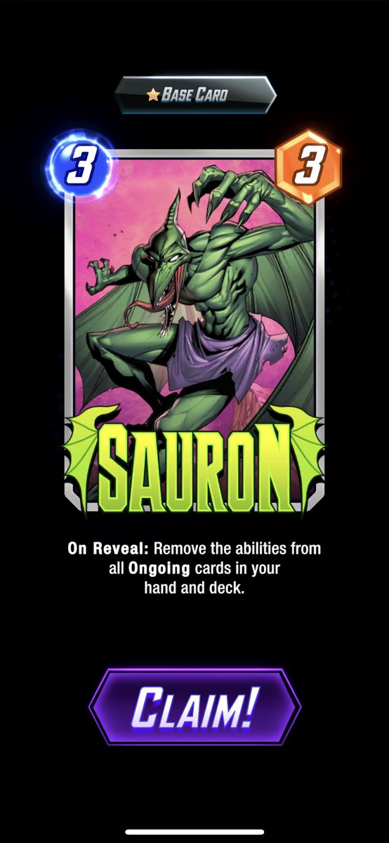 IllidanSnapper's tweet image. Wait… wut? #MarvelSnap @MARVELSNAP #pool3 #unexpected