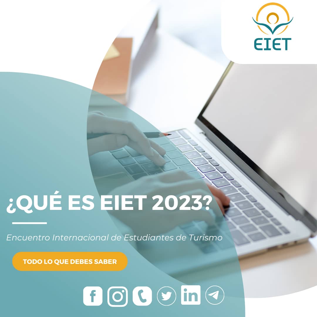 eietcuba's tweet photo. ¿Ya sabes que es EIET 2023?👀🧐

Síguenos en nuestras redes👇🏼😏
https://t.co/XicwnoezVg

#EIET2023 #EIETCuba #EstudiantesDeTurismo #SomosFTUR #SomosUH
#15aniversario #FTUReduca #FTURcumple15 https://t.co/oGCZpnjcuP