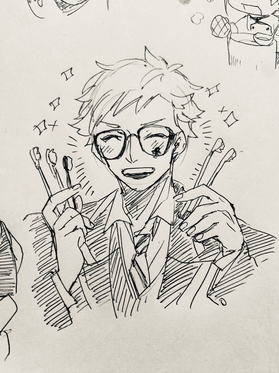 朝の一発描き
ぺかーーーーーッッ🦷🪥✨ 