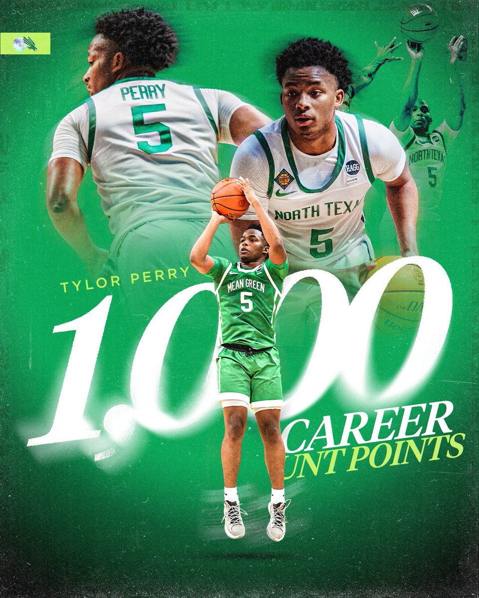 MeanGreenMBB's tweet photo. Congratulations Tylor on scoring 1,000 Mean Green points!

#GMG https://t.co/VHFfZvJI0n