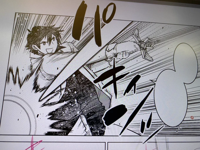 WBC盛り上がってる中、今週も野球シーン描いてる。 