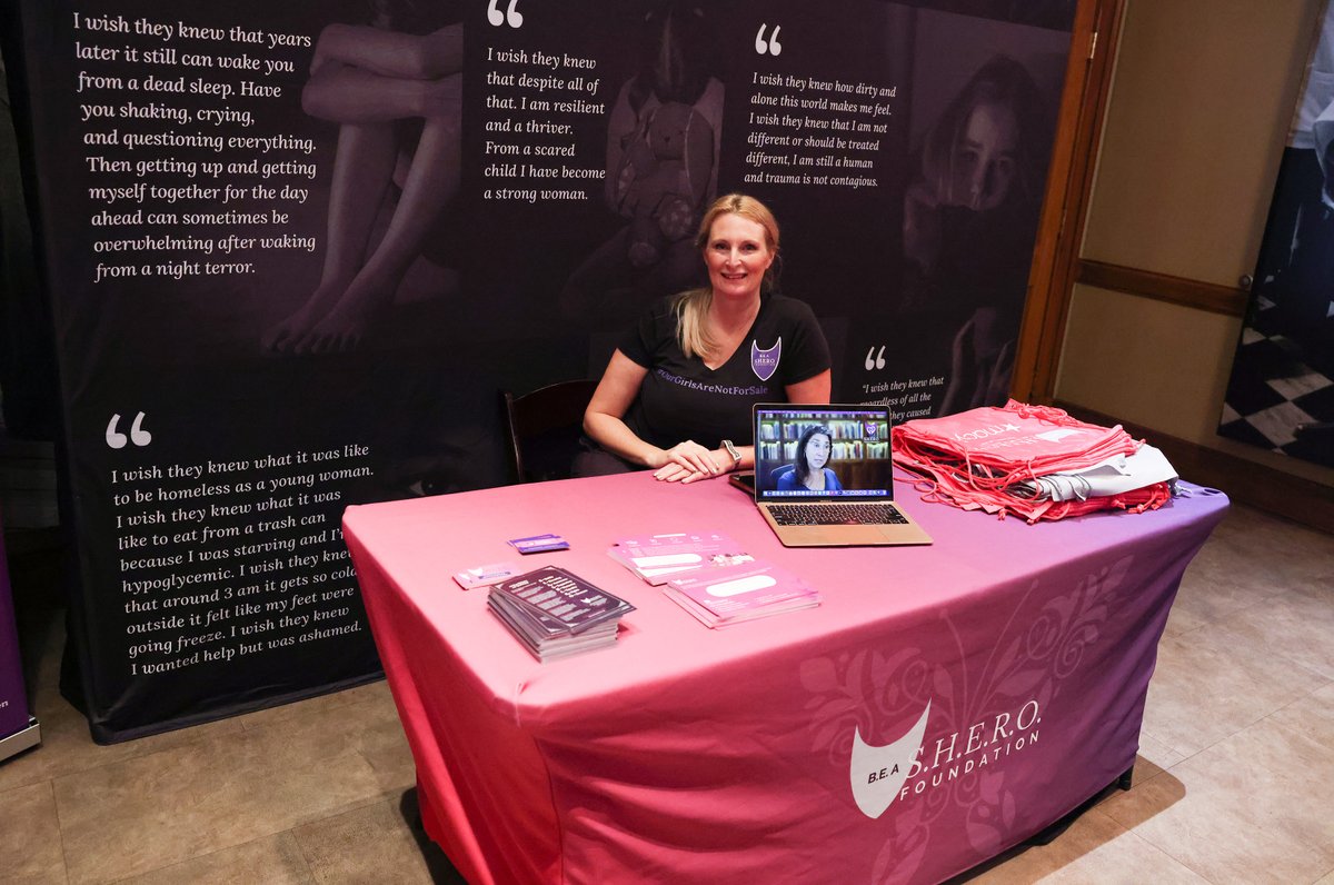 SHEROFoundation's tweet photo. Thank you @TheMobMuseum for letting us be apart of the Human Trafficking resource Fair and Panel this year.

We are thrilled to be sharing our message with all!

#thankyou #beashero #beasherofoundation #endhumantrafficking https://t.co/UXjohqiD6m