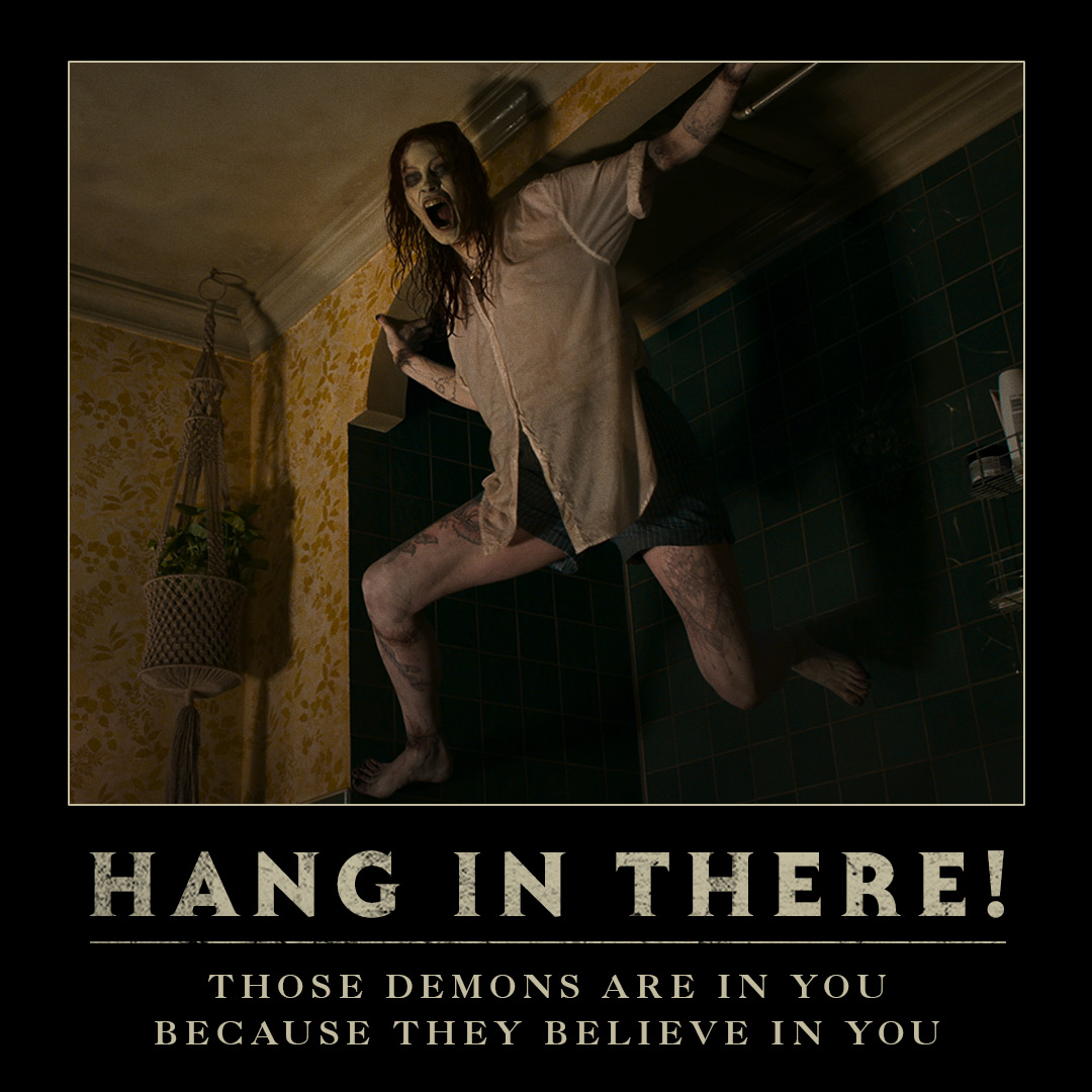 EvilDead's tweet photo. Never let doubt stop you from living your nightmares! #EvilDeadRise https://t.co/liblCIMTmp