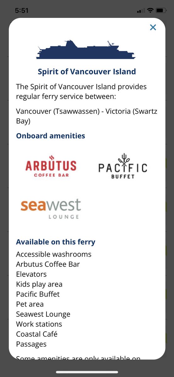 Melissa7898's tweet photo. @BCFerries No buffet and no arbutus https://t.co/MTAJKuF7aC