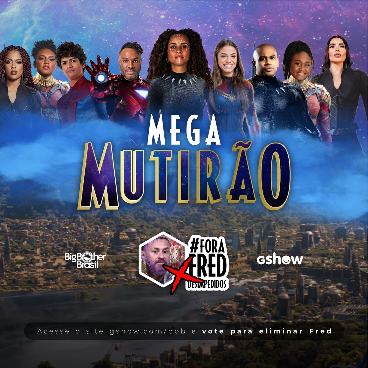 domitila_barros's tweet image. ⚔️ MEGA MUTIRÃO #ForaFred INICIADO ⚔️

👉🏽 A cada 10 VOTOS, comente um emoji nesse tweet.

❌ O VOTO É PRA ELIMINAR, VOTEM NO FRED!

💪🏽 FOCO TOTAL NO GSHOW, SEM PARAR!! 

⏰ VOTE ATÉ ENCERRAR!

📲LINK:gshow.globo.com/realities/bbb/…

#ForaFred #BBB23