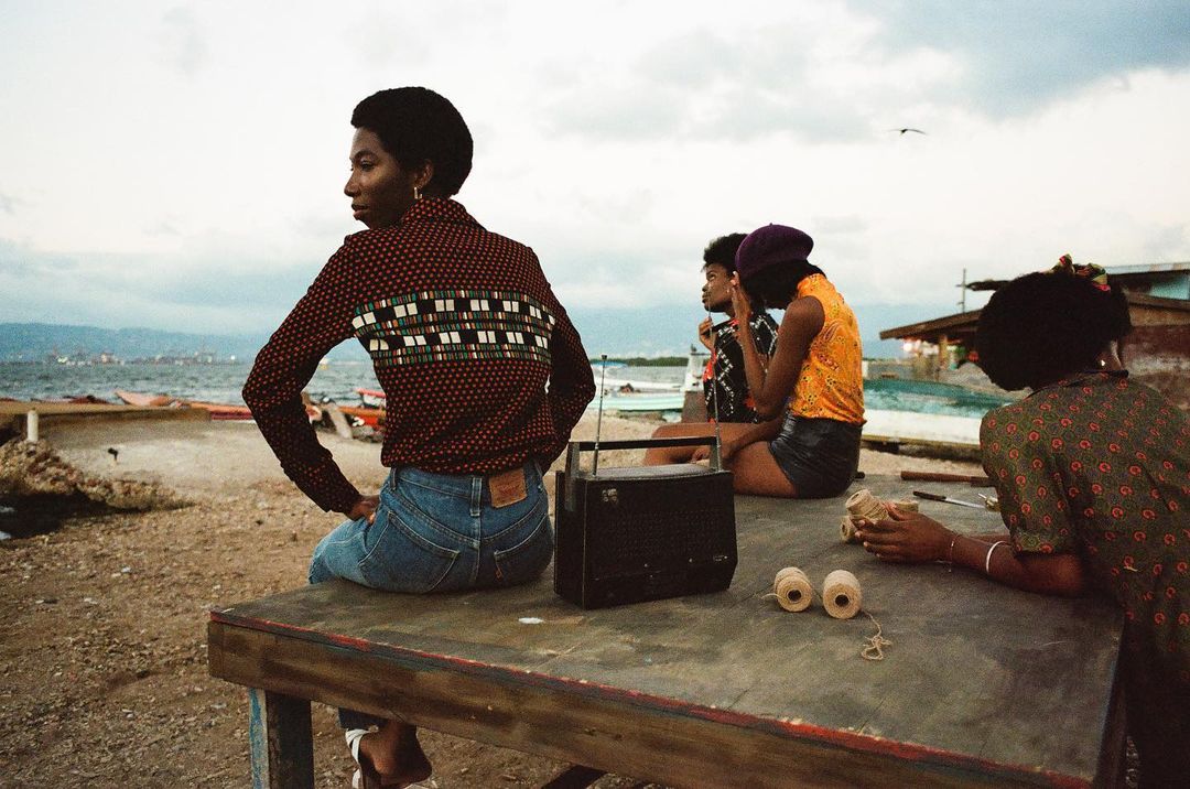 By Tyler Woodford 
'BTS in Jamaica for photodre (Andre Wagner) x Levi's'
#jamaicanmodel 
#petitemodel