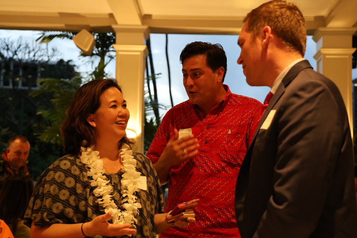 JasonRiederer's tweet photo. Tremendous week of @AHLA &amp; HHA #Hawaii meetings &amp; events including w/ @GovJoshGreenMD &amp; @FirstLadyofHI, U.S. Congresswoman @RepJillTokuda, House Tourism Chair Sean Quinlan, HI Tourism Authority Chief Brand Officer Kalani Ka’anā’anā, HI Rep. Richard Onishi &amp; many more! @AHLAPolicy https://t.co/7NNjFvcXrR