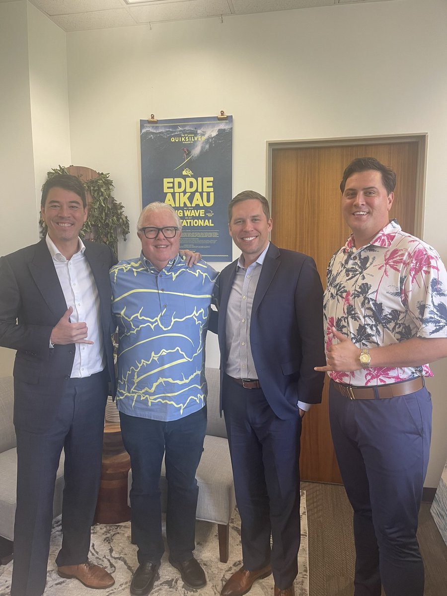 JasonRiederer's tweet photo. Tremendous week of @AHLA &amp; HHA #Hawaii meetings &amp; events including w/ @GovJoshGreenMD &amp; @FirstLadyofHI, U.S. Congresswoman @RepJillTokuda, House Tourism Chair Sean Quinlan, HI Tourism Authority Chief Brand Officer Kalani Ka’anā’anā, HI Rep. Richard Onishi &amp; many more! @AHLAPolicy https://t.co/7NNjFvcXrR