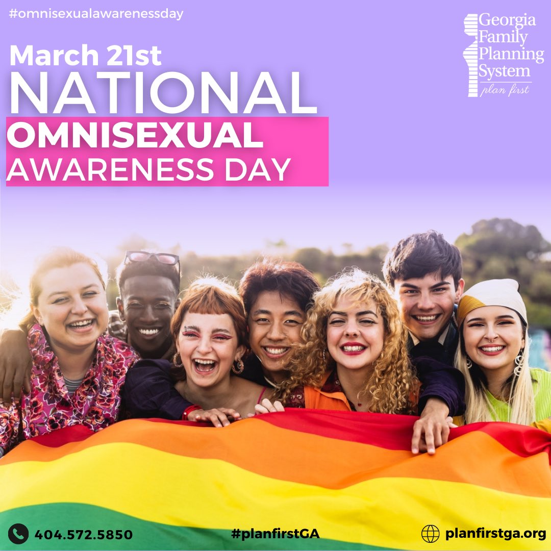 GaPlanFirst's tweet photo. Happy National Omnisexual Awareness Day! β€οΈ
It is an opportunity to learn and share information about the diversity of gender identities, sexual orientations, and expressions. #planfirstGA
#lgbtq #lgbt #lgbtqplus #omnisexual https://t.co/vkNFdzMut0