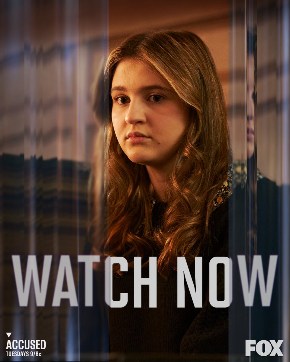 #AccusedonFOX starts… now!  (Or in 3 hours!) Thank you for watching, it means a lot to everyone who worked on this!