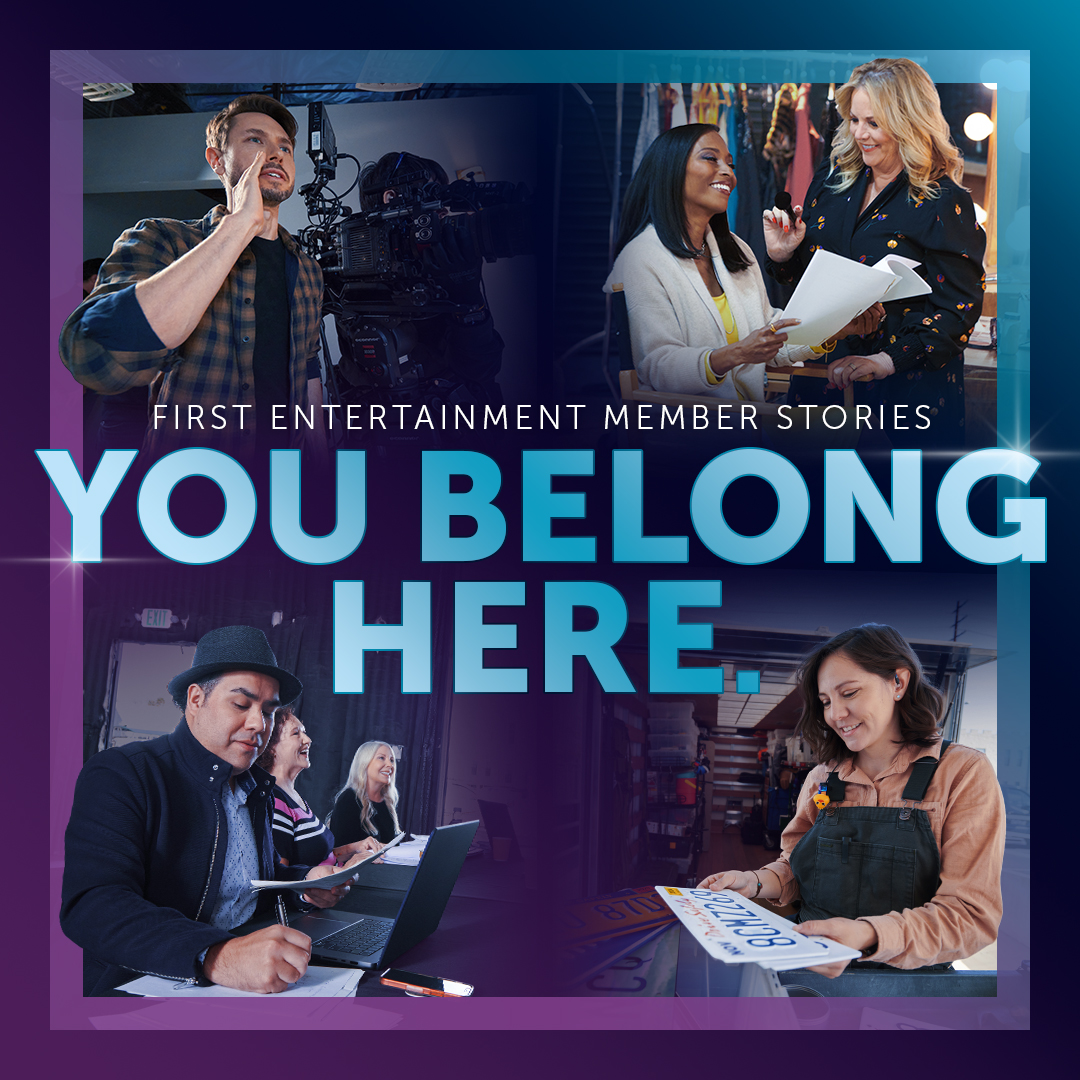 Firstent's tweet photo. #FirstEnt membership is comprised of the people in entertainment whose individual stories are as unique as their financial needs. We’re excited to launch our #MemberStories video series, featuring some of our talented members discussing their fascinating careers. #YouBelongHere https://t.co/Ai1vmaHuiA