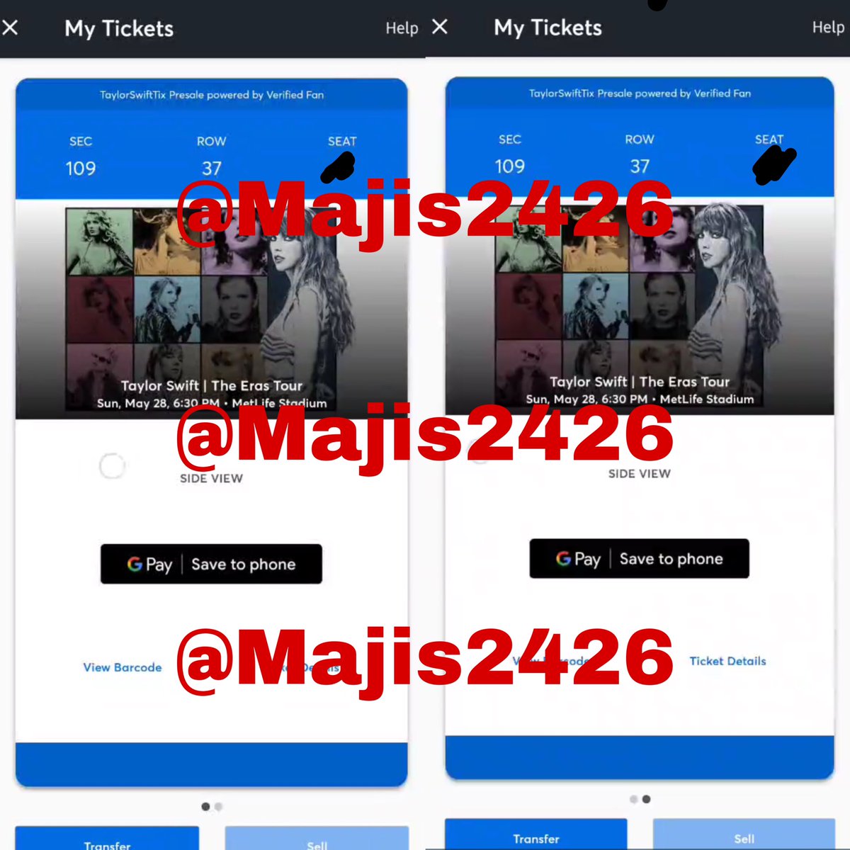 Eras Tour Resell tweet media