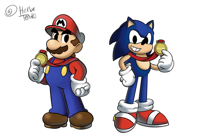 Today's follow Friday will be featuring  !Meet Herbie, an artist and animator. Works on digital art and sometimes traditional. In addition, he loves to do fanart of cartoons and video games he enjoys. He is really good at mimicking  Mario and Luigi styles! 