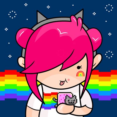 I’ve been an @alphabettyNFT holder since August 2021, and love the commitment this team has shown to its community since day 1. Today I won a custom Nyan Betty!  Thank you! #alphabettydoodles #nyancat NewProfilePic