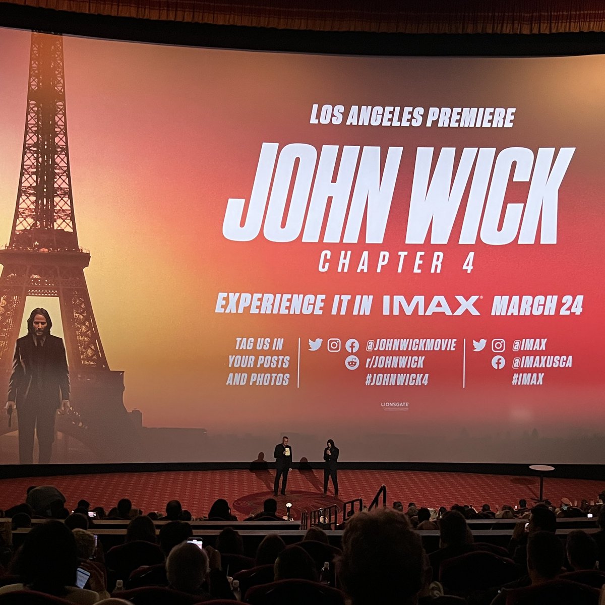 #JohnWick4 is a MASTERPIECE🔥 
To say I’m proud of this man beside me is an incredible understatement. CONGRATS to hubby and stunt coordinator <a href="/StephenDunlevy/">Stephen Dunlevy</a> for this amazing accomplishment…so damn proud of you and the 8711 stunt team!!