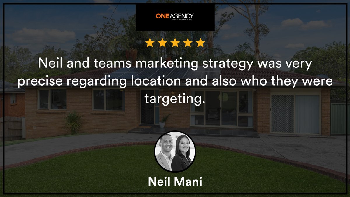 My latest RateMyAgent review in Springfield.

rma.reviews/6E5nH7kwfP5b

...
#ratemyagent #realestate #One_Agency_Neil_and_Helena_Mani