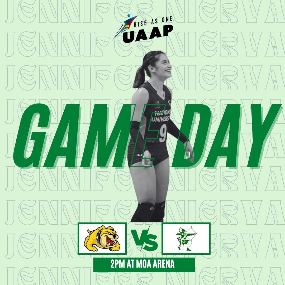 NIERVAliantsOFC's tweet photo. FACING FAMILIAR FOES 🐶

Let us support our valiant libero @JenniferNierva and the NUWVT as they face DLSU today!

LET'S GO BULLDOGS 💛💙

#jennierva #jennifernierva #nuwvt #ladybulldogs #niervaliants #nierva #uaapvolleyball #uaapseason85 #phvolleyball https://t.co/I3fv4k4NMX