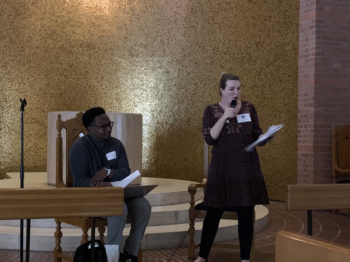 RiceRPLC's tweet photo. “What does it mean to engage in a Black soul struggle that is itself a religious struggle?” Prof ⁦@cvtinsle⁩ speaking about the place of religion on HBCU campuses today. We’re grateful to those who came on to Rice’s campus for tonights Religious and Civic Leaders Gathering. https://t.co/iD0LWDTGbV