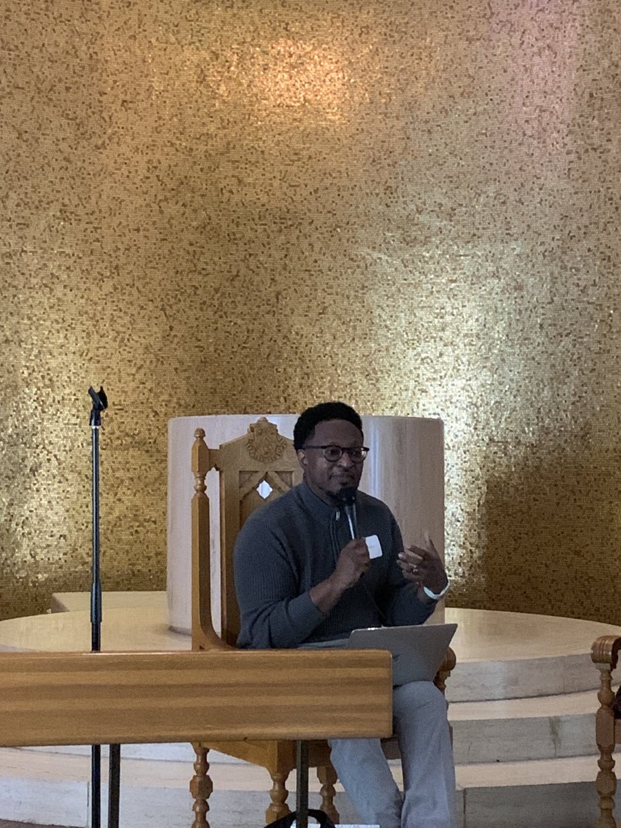 RiceRPLC's tweet photo. “What does it mean to engage in a Black soul struggle that is itself a religious struggle?” Prof ⁦@cvtinsle⁩ speaking about the place of religion on HBCU campuses today. We’re grateful to those who came on to Rice’s campus for tonights Religious and Civic Leaders Gathering. https://t.co/iD0LWDTGbV